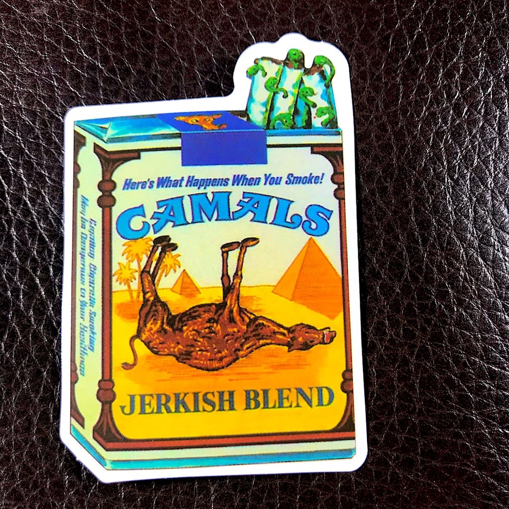 Camals Jerky Parody Accent Decor Sticker